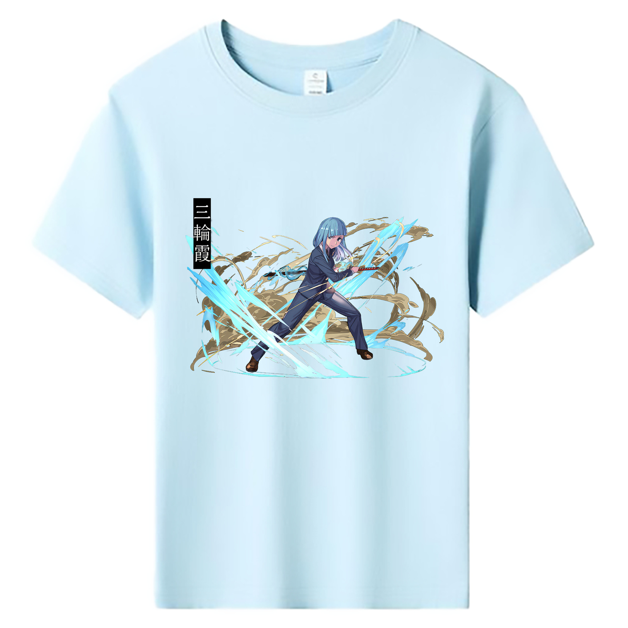 （画像用） 呪術廻戦 Jujutsu Kaisen 綿100％キッズTシャツ（フロントプリント）